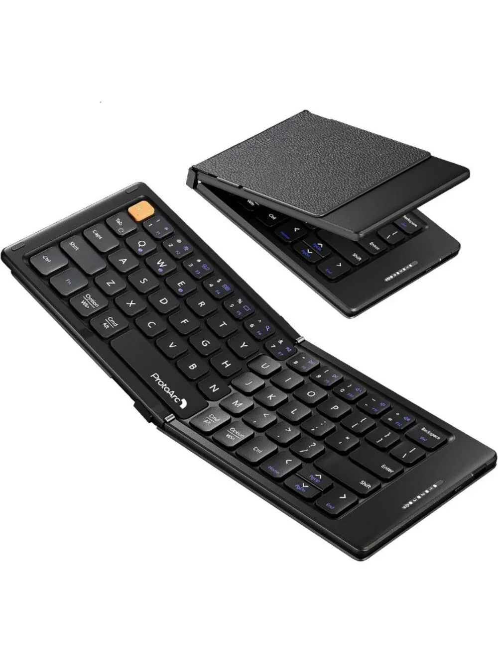 Foldable Compact Bluetooth Keyboard for Phone & Tablet, Portable & Lightweight